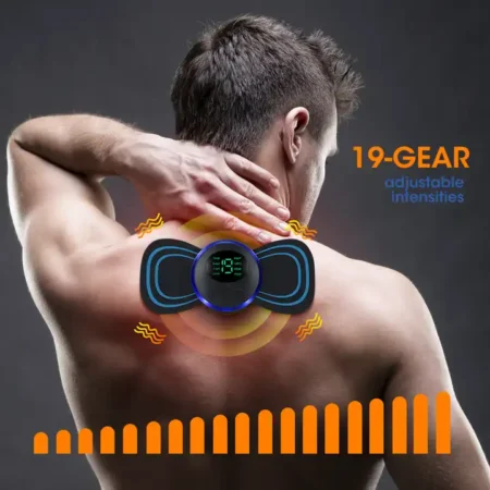 KIN Rechargeable Levels Pain Relief Butterfly Massager for Men and Women