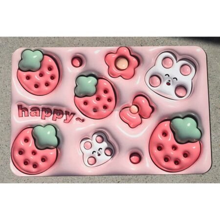KIN 3D Print Anti-Slip & Quick Absorbent Door Mat (Multicolor)