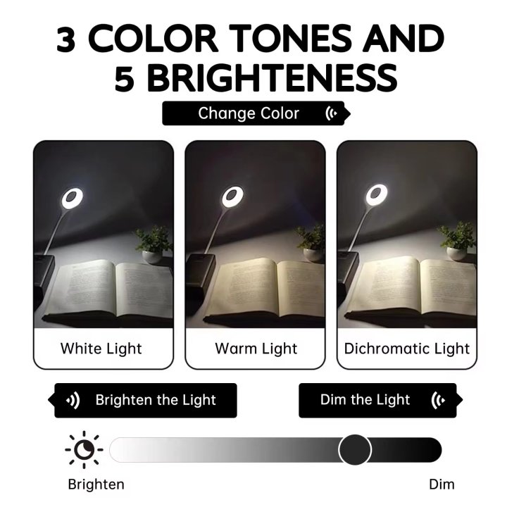 Amazing voice control reading light with usb 3