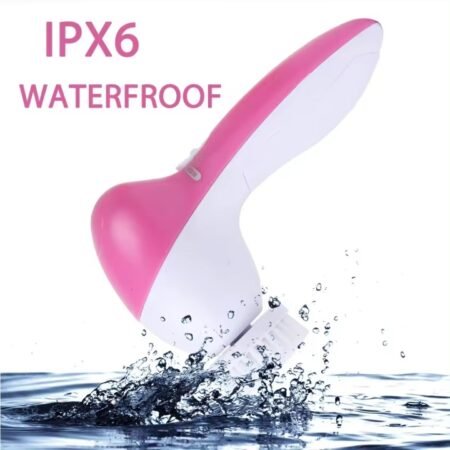 KIN Mini Portable Facial Massager with Waterproof Massager. (Pink)