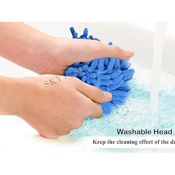 Fan cleaning duster with long handle multipurpose use 4