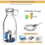 Imported portable USB rechargeable Juicer with box 5