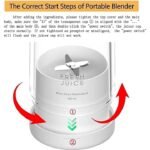Imported portable USB rechargeable Juicer with box 5
