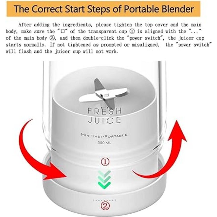 Imported portable USB rechargeable Juicer with box 3