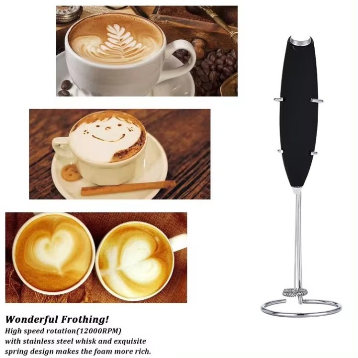 Milk frother handheld drink mixer fine quality 2