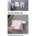 KIN Folding Slippers & towel Hanger Organizer Rack or Stand For Bathroom & Kitchen.