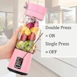 portable rechargeable 6 Blade juicer with usb 2