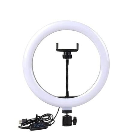 Kin 10 inch Led Selfie Ring Light with Mobile Holder for Videos,Photos & 3 Mode Light.