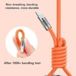 3 In 1 Fast Charging Data Cable,120W Portable Charger