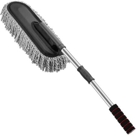 Kin Car Cleaning Wash Brush Dusting Tool Large Microfiber Telescoping Duster.