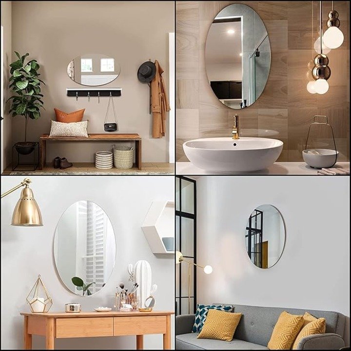 ovel shape mirror 1. rate 199