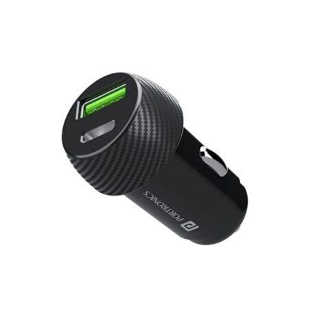 Kin 20w Universal Turbo Car Charger with Dual Port Socket (Black)