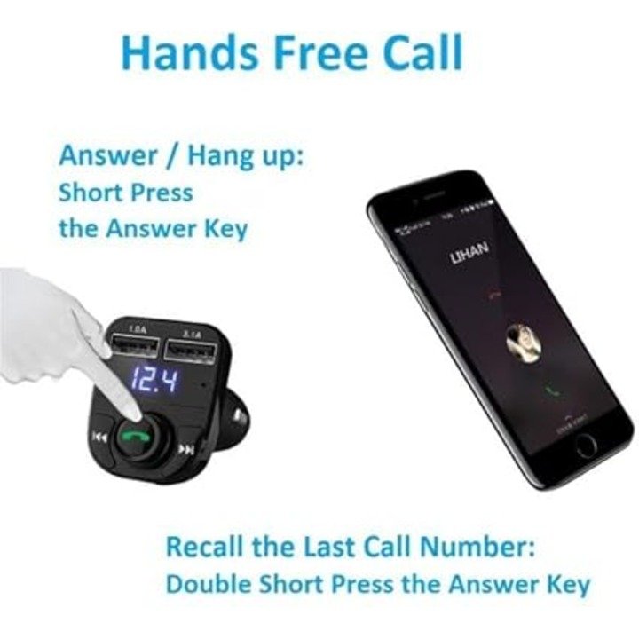 Adapter Car Kit with Hands Free Call and rate 350