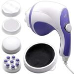 KIN Relax and Spin Tone Electric Body Massager with Four Attachments.