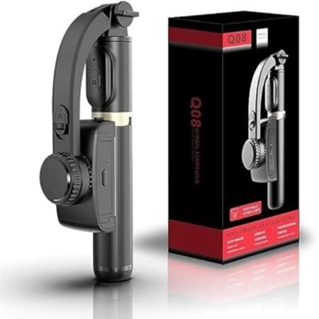 KIN Q08 3 Axis Mobile Selfie Gimbal For Stabilizing Photo & Video Shoot.