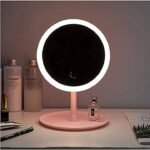 Kin Led Touch Control Light & Rechargeable Makeup Mirror with Hanging Table Top Stand.