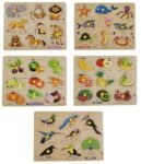 KIN Counting Wooden Block  Jigsaw Puzzle Toy for Kids.
