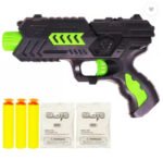 KIN X-shoot 2-in-1 Double Action Gun Toy for Kids with Water Bullets and Foam Darts.